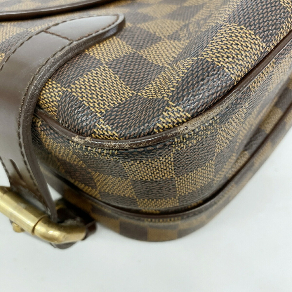 LOUIS VUITTON Authentic Brown Damier Shoulder Bag - Picture 7 of 13